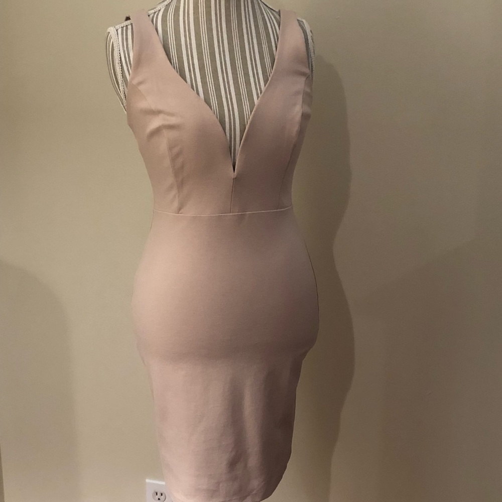 Lulus Tan bodycon dress